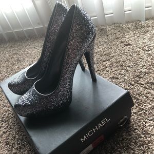 Glittery Michael Shannon Heels